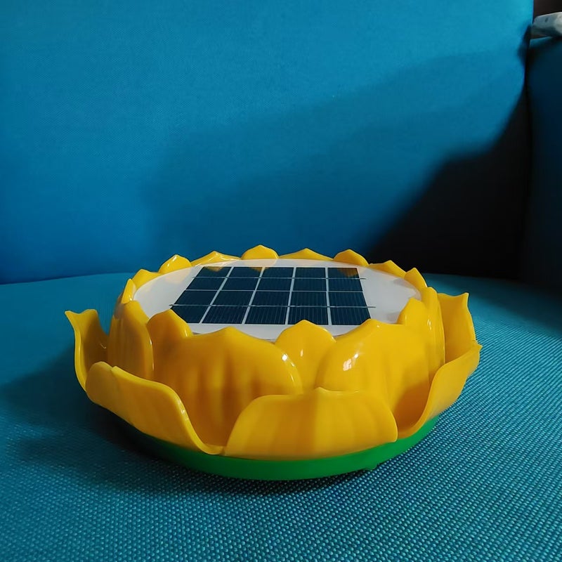 New Outdoor Solar Lotus Player 24-Hour Loop Playback Moisture-Proof Rain-Proof Lightning-Proof Energy-Saving Speaker - Image 1